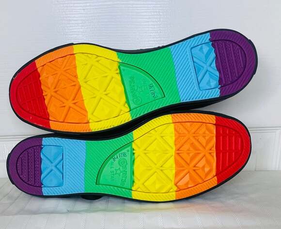 NWOT Converse Chuck 70 Low Pride Galaxy Sneakers size mens 8.5/womens 10.5 - Picture 5 of 8